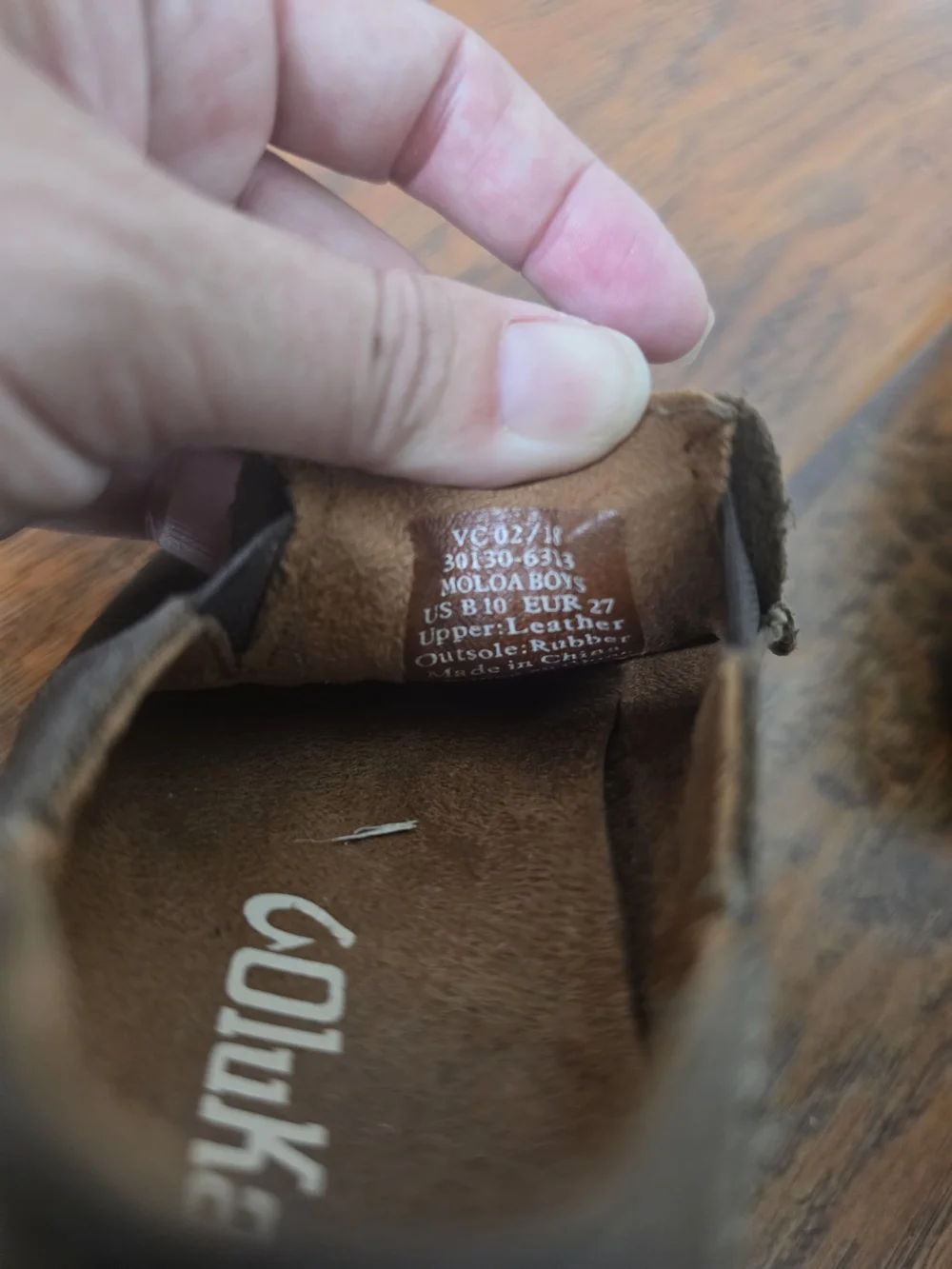 Olukai Boys Leather Shoes Moloa Toddler Size 10 Brown